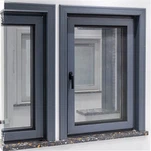 Sèrie clàssica: finestres abatibles d'alumini amb trencament no tèrmic